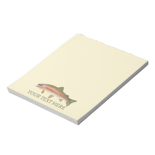 Regenboogforel Notitieblok (Linkerzijde)