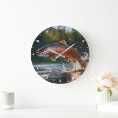 regenboogforel op jacht grote klok (Huis)