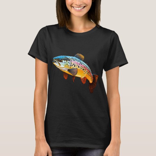 Regenboogforel T-shirt (Voorkant)