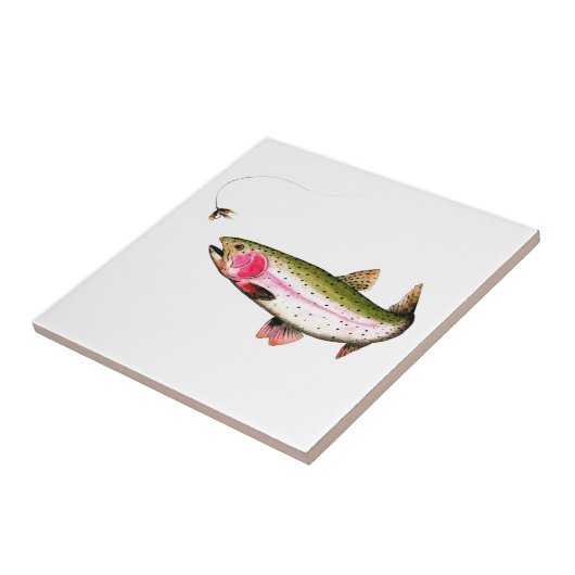 Regenboogforel Tegeltje (Zijkant)