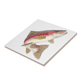 Regenboogforel Tegeltje (Zijkant)