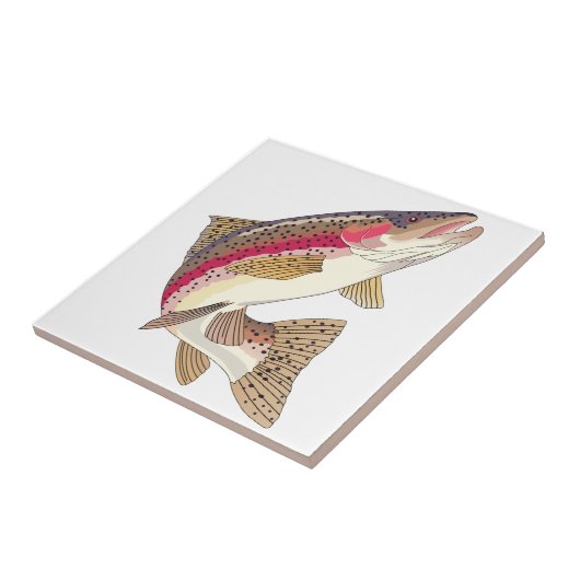 Regenboogforel Tegeltje (Zijkant)