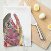 Regenboogforel Theedoek (Quarter Fold)