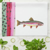 Regenboogforel Theedoek (Gevouwen)