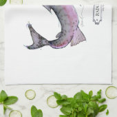 Regenboogforel, tongofernandes theedoek (Gevouwen)