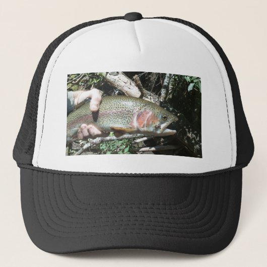 Regenboogforel Trucker Pet (Voorkant)