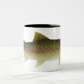 Regenboogforel Tweekleurige Koffiemok (Center)