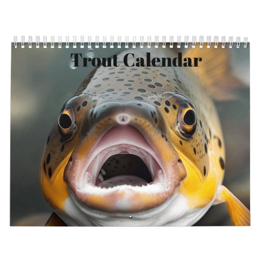 Regenboogforel Vis 2024 Kalender (Hoes)