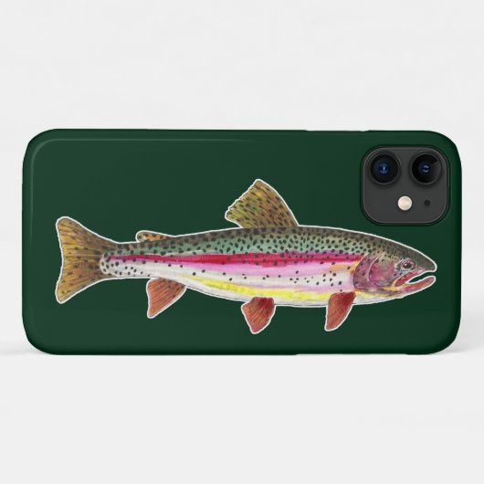 Regenboogforel Vis Case-Mate iPhone Case (Achterkant (horizontaal))