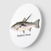 Regenboogforel vis grote klok (Hoek)