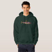 Regenboogforel vis hoodie (Voorkant volledig)