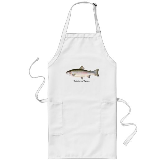 Regenboogforel vis lang schort (Voorkant)