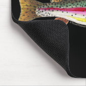 Regenboogforel vis muismat (Hoek)