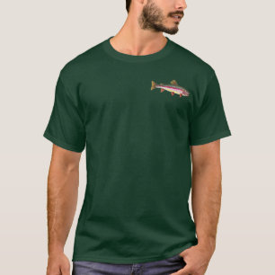 Regenboogforel vis t-shirt