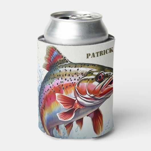  regenboogforel Vis - Visser Vist Blikjeskoeler (Blikje Voorkant)