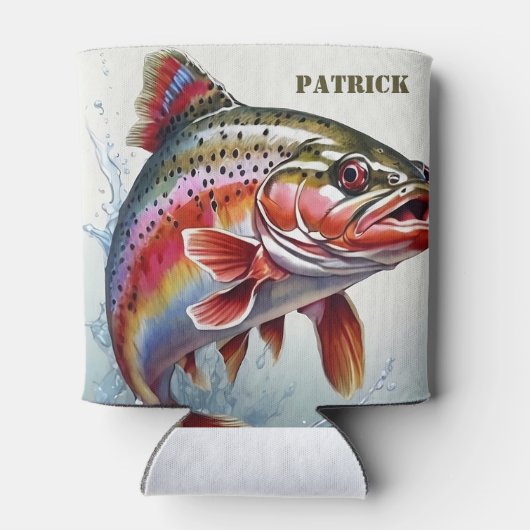  regenboogforel Vis - Visser Vist Blikjeskoeler (Achterkant)