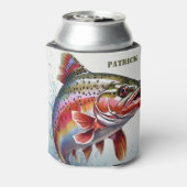  regenboogforel Vis - Visser Vist Blikjeskoeler (Blikje Achterkant)