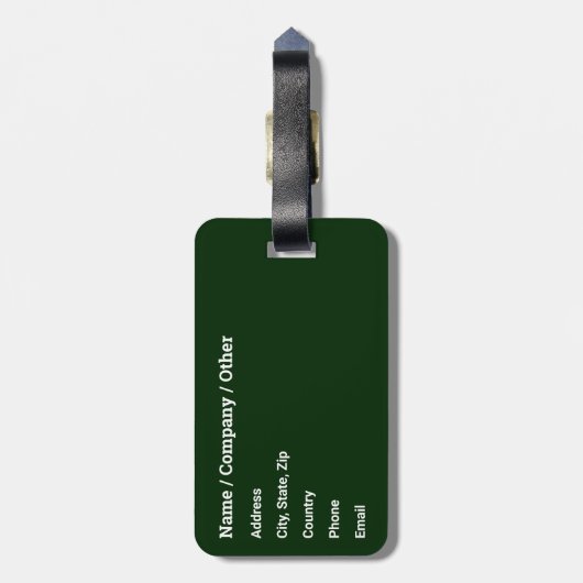 Regenboogforel vis, vissers bagagelabel (Achterkant verticaal)