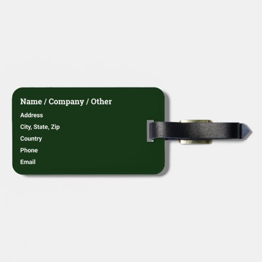 Regenboogforel vis, vissers bagagelabel (Achterkant horizontaal)