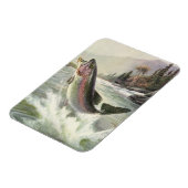 regenboogforel vis, vissers Vist Magneet (Linkerzijde)