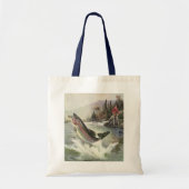  regenboogforel vis, vissers Vist Tote Bag (Voorkant)
