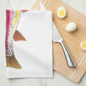 Regenboogforel Vis Vist vissers Theedoek (Quarter Fold)