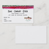 Regenboogforel Visitekaartje (Voorkant / Achterkant)