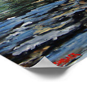 Regenboogforel Vissen Poster (Hoek)