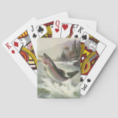 Regenboogforel, Visser Vangende Vis Pokerkaarten (Achterkant)