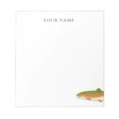 Regenboogforel Visserij - Speciaal Notitieblok (Voorkant)