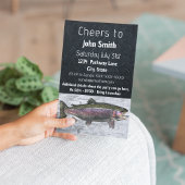 Regenboogforel Vist buitenshuis Verjaardag Kaart