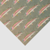Regenboogforel Vist weefselpapier Tissuepapier (Detail)