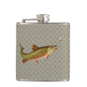  regenboogforel vliegen heupfles (Voorkant)