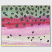 Regenboogforel Vliegen, Ichthyology Cadeaupapier (Vlak)