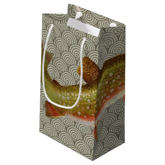  regenboogforel vliegen klein cadeauzakje (Achterkant Gekanteld)