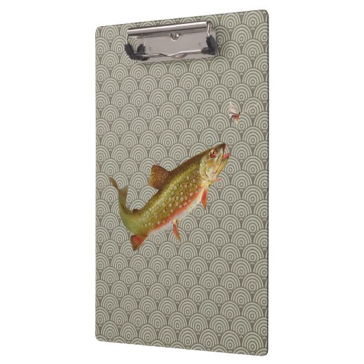  regenboogforel vliegen klembord (Links)