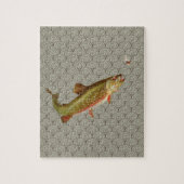  regenboogforel vliegen legpuzzel (Verticaal)