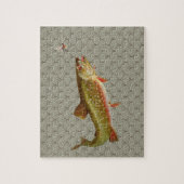 regenboogforel vliegen legpuzzel (Verticaal)