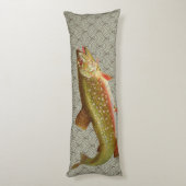  regenboogforel vliegen lichaamskussen (Achterkant (Verticaal))