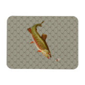  regenboogforel vliegen magneet (Horizontaal)