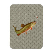  regenboogforel vliegen magneet (Verticaal)