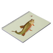  regenboogforel vliegen notitieboek (Linkerzijde)