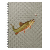  regenboogforel vliegen notitieboek (Voorkant)