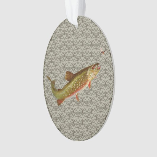  regenboogforel vliegen ornament (voorkant)