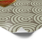  regenboogforel vliegen perfect poster (Hoek)