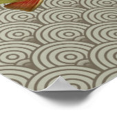  regenboogforel vliegen poster (Hoek)