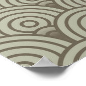  regenboogforel vliegen poster (Hoek)