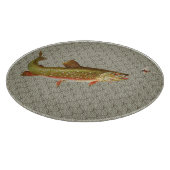  regenboogforel vliegen snijplank (Hoek)