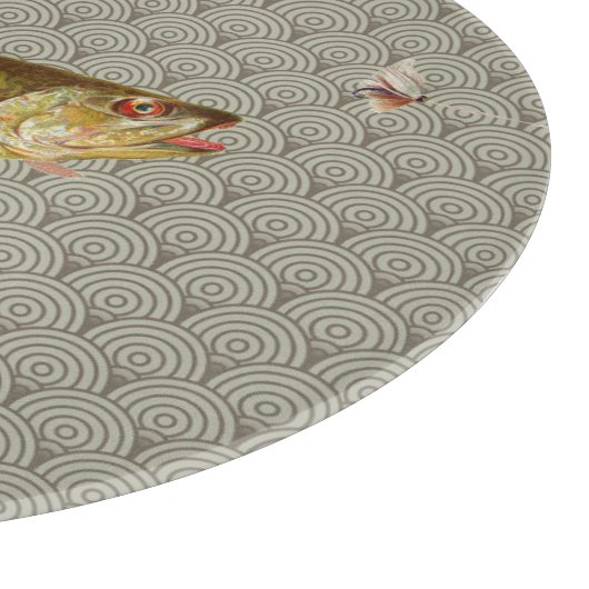  regenboogforel vliegen snijplank (Hoek)