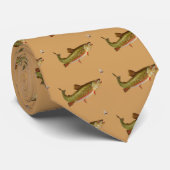  regenboogforel vliegen stropdas (Opgerold)